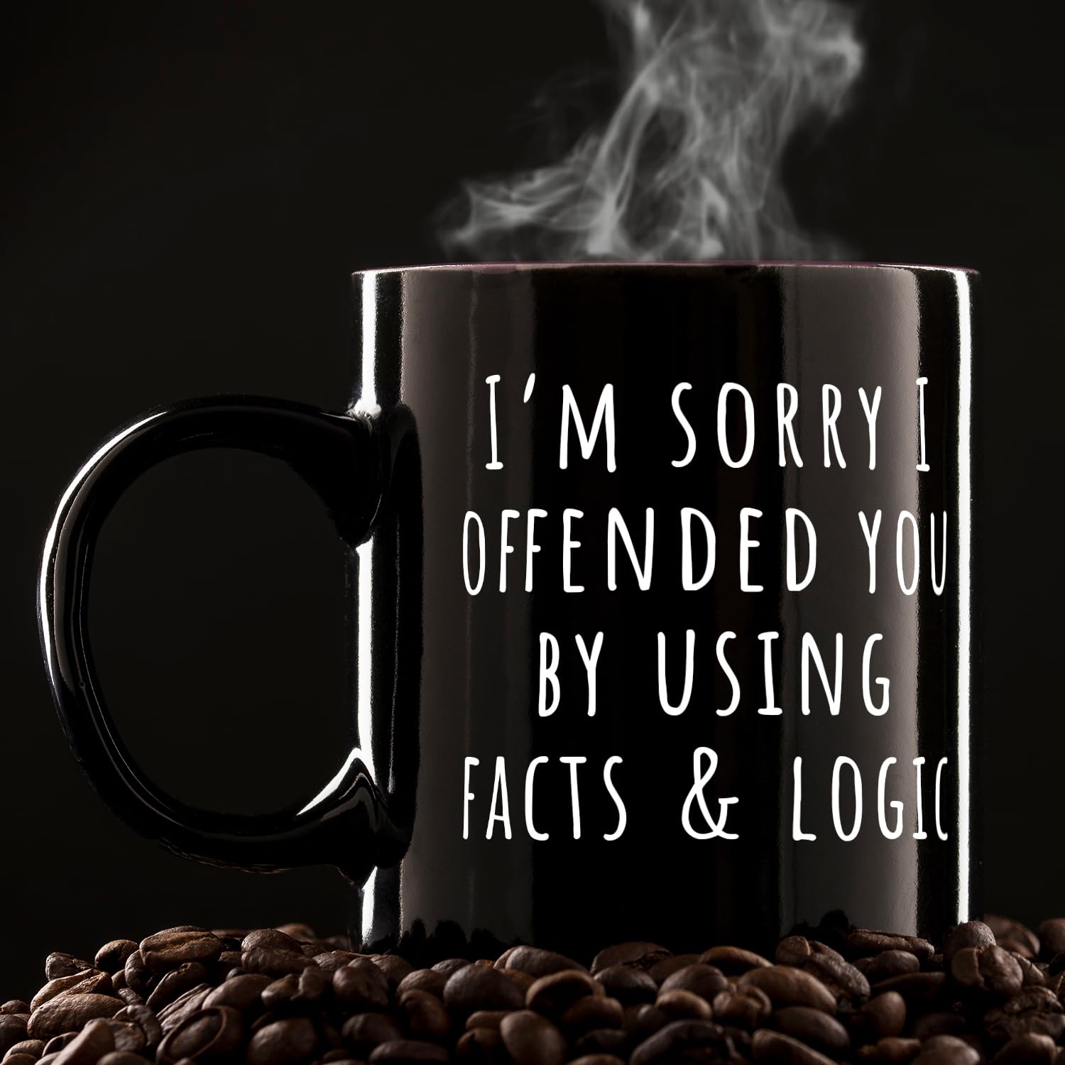 Fatbaby sarcastic coffee mug in an office scene, perfect gag gift for coworkers.
