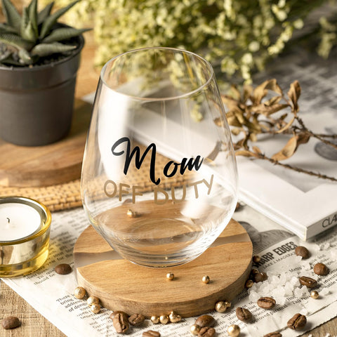 Fatbaby stemless glass with smooth surface and comfortable grip for relaxed sipping