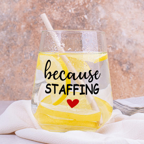 Fatbaby stemless wine glass in a relaxing moment suggesting stress-free enjoyment