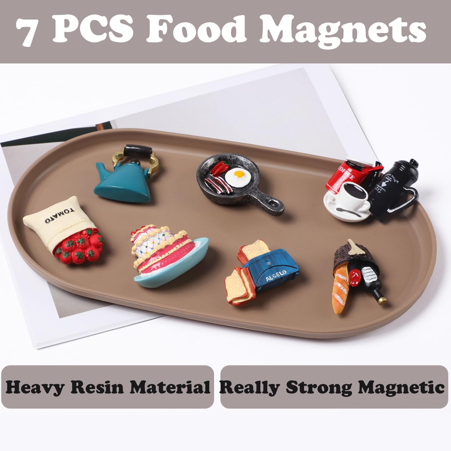 Favensen colorful resin magnets add whimsy to any magnetic surface.
