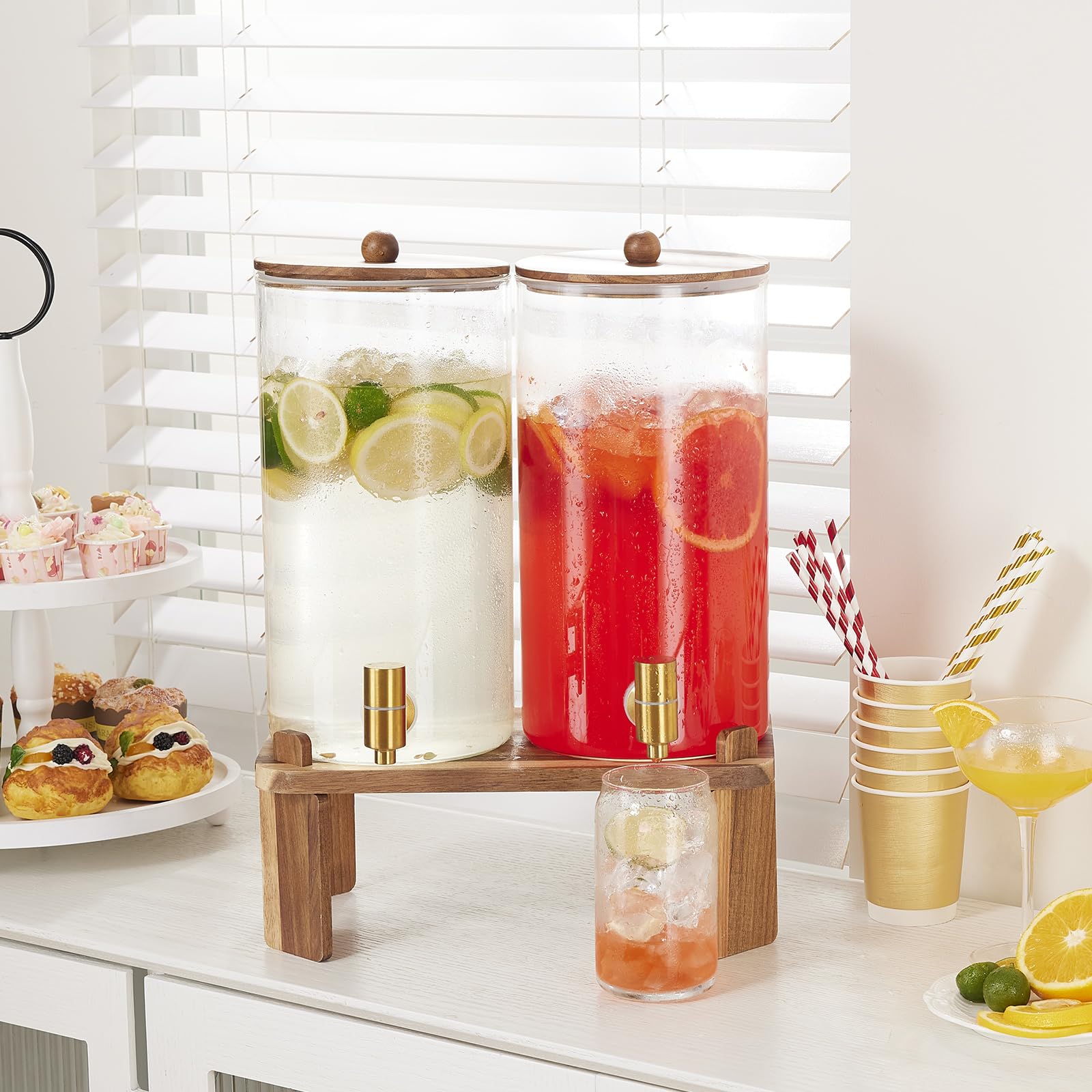 FavorFlavor clear glass for vibrant, inviting beverage presentation