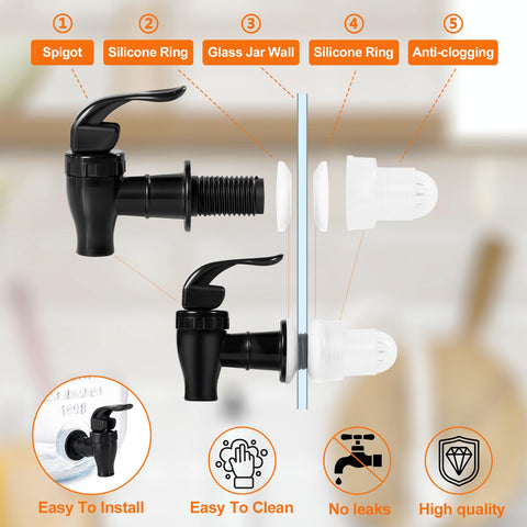 FavorFlavor included accessories simplify setup with spigots, stand, and boards.