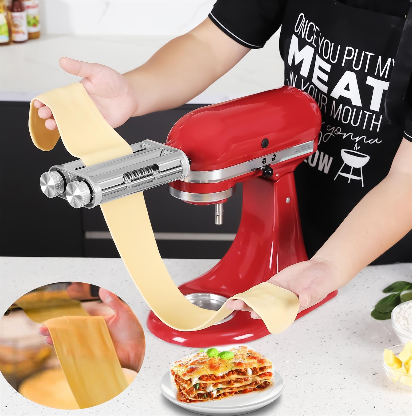 FavorKit eight thickness options for customizable pasta thickness.