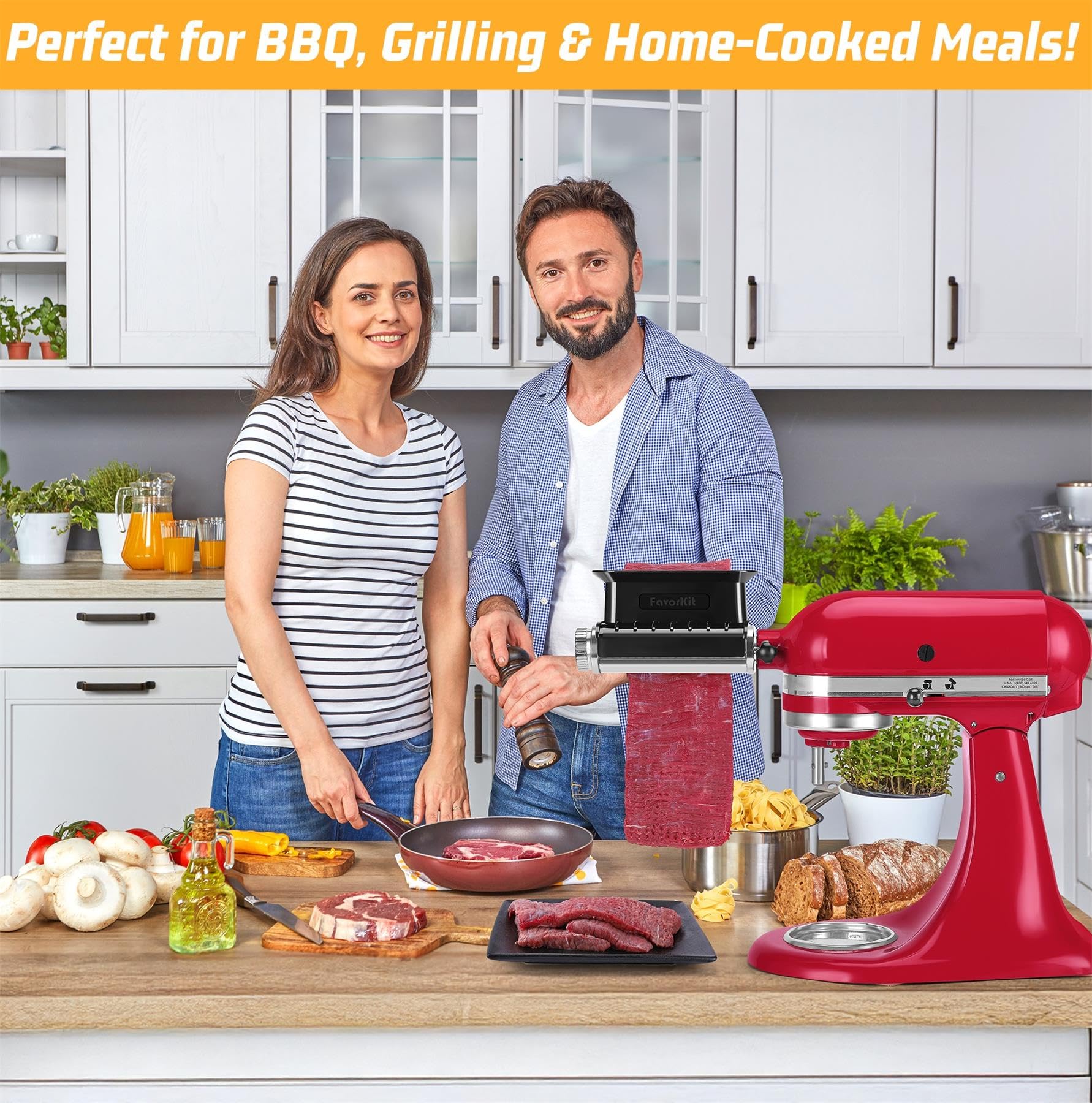 FavorKit robust metal frame and gears ensure durable kitchen performance