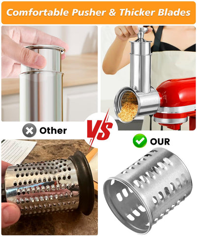 FavorKit large-cutting blades handle bigger pieces for efficient processing