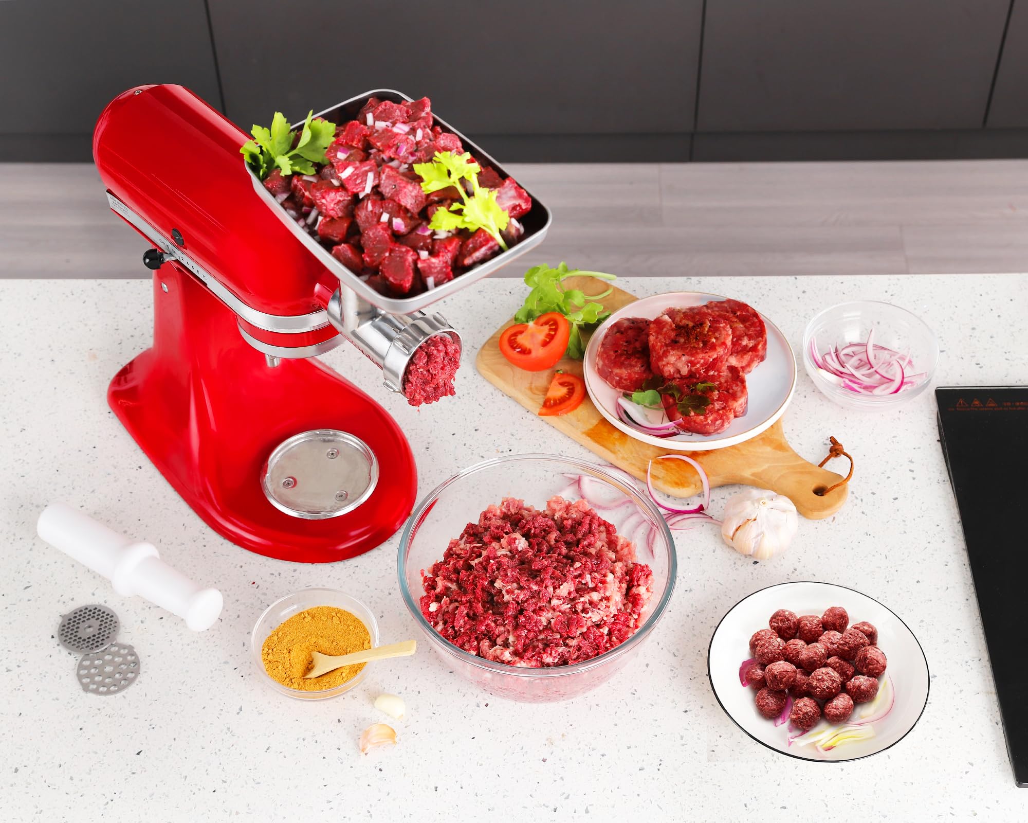 FavorKit three grinding plates from fine to coarse