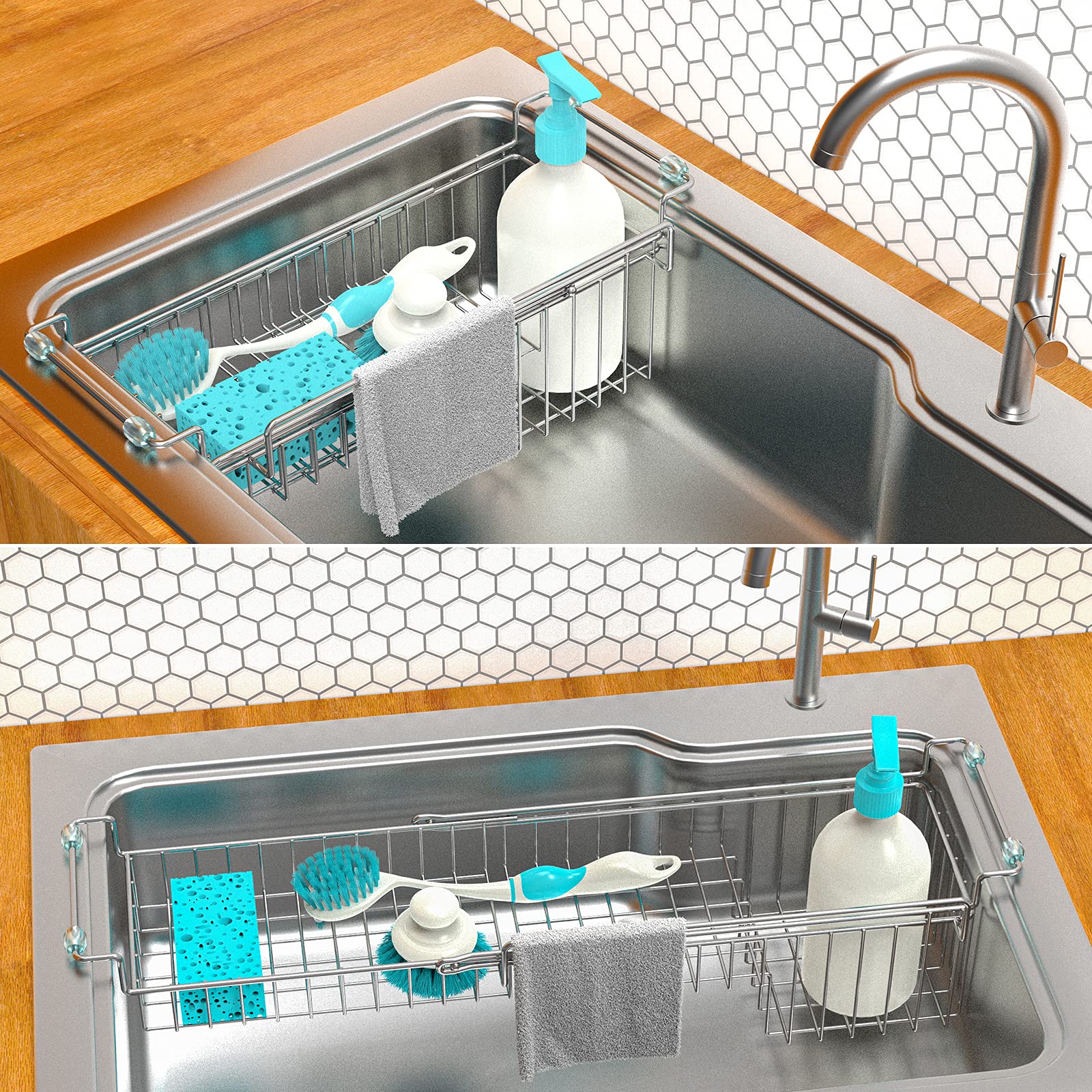 Favothings drying rack expandable fits 14.5 to 22 inches for flexible spaces