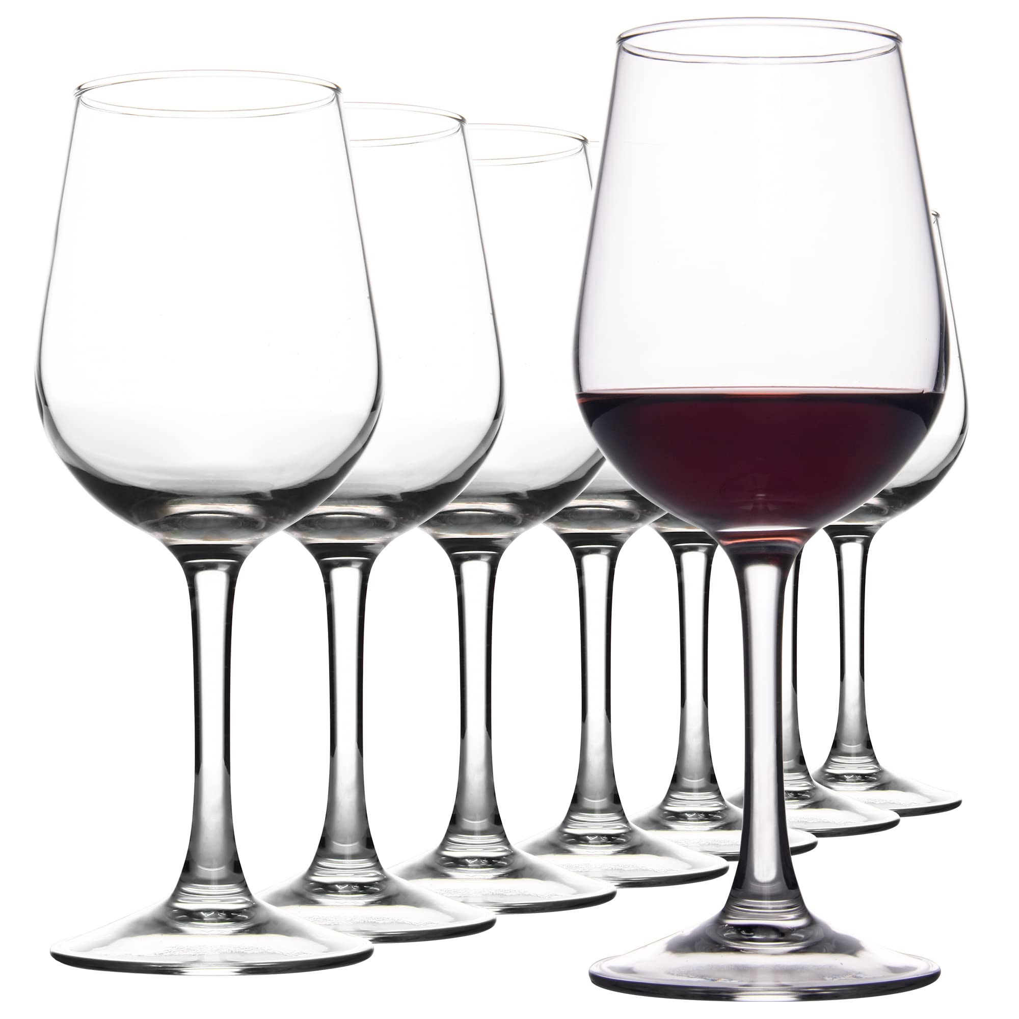 FAWLES fully tempered wine glass with clear bowl, ideal for daily home use.