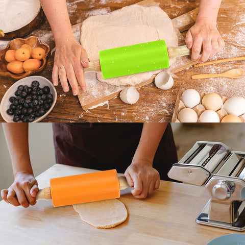 Faxco kitchen dough rolling pin for pastries, versatile family tool.