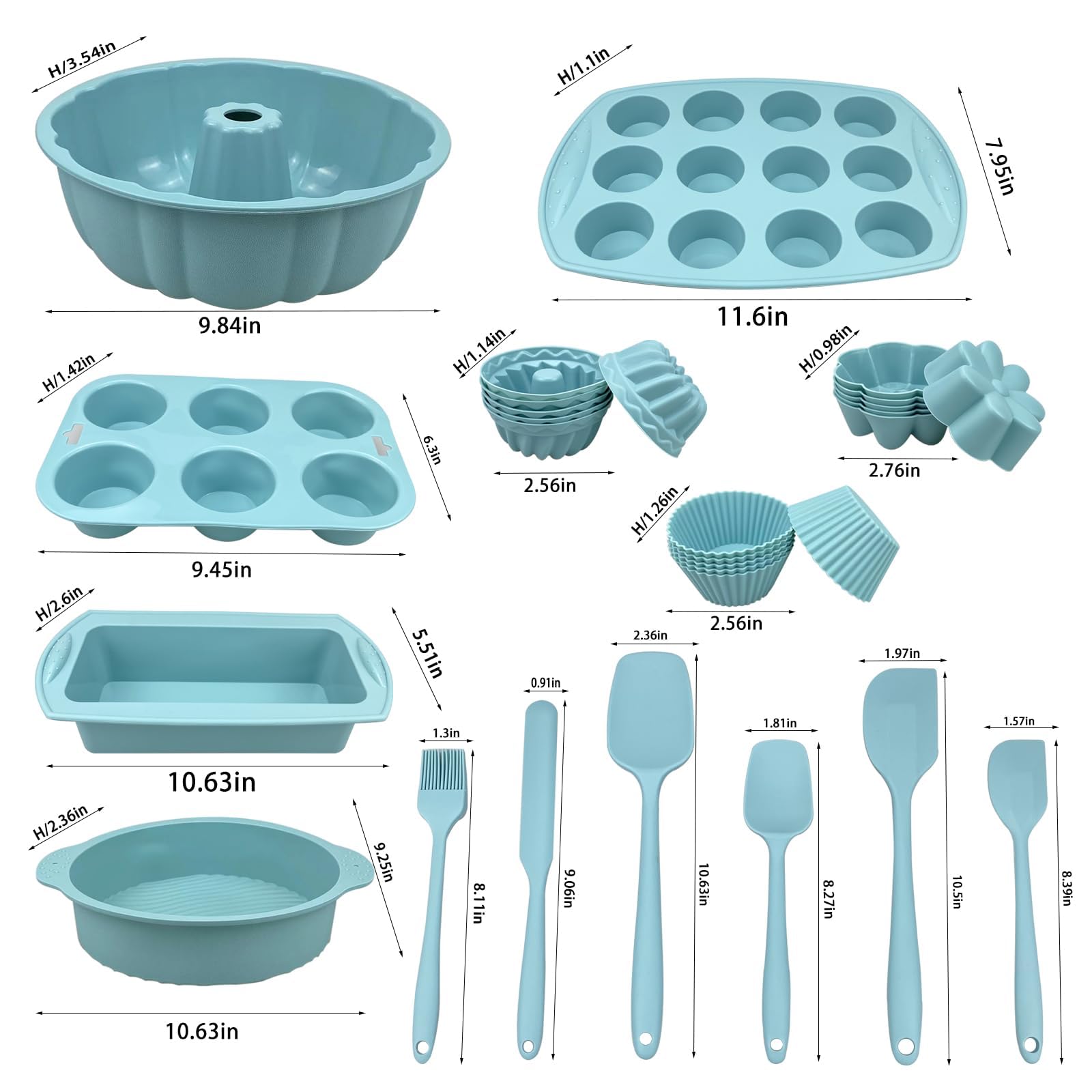 FCAIBEAR silicone baking sheet provides even heat and simple cleanup
