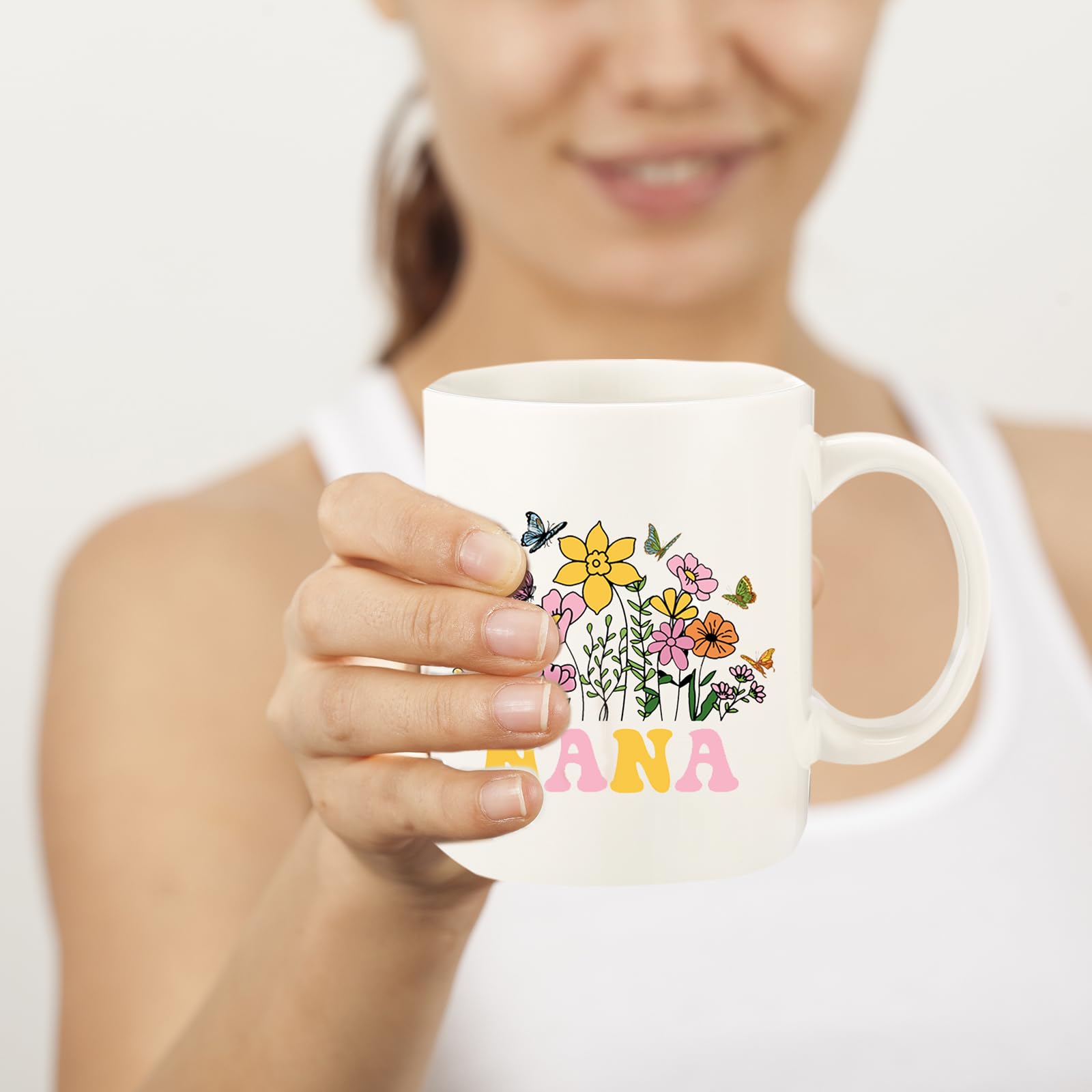 fcaylo nana gift box open revealing mug socks and keychain