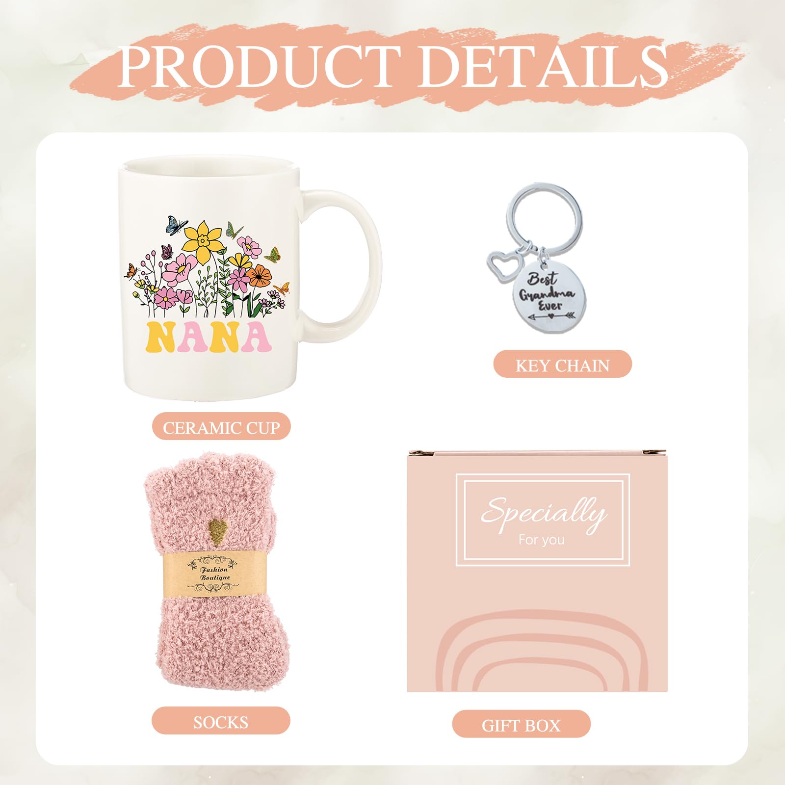 fcaylo nana mug in hand displaying floral motif for hot beverages