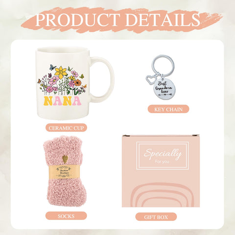 fcaylo nana mug in hand displaying floral motif for hot beverages