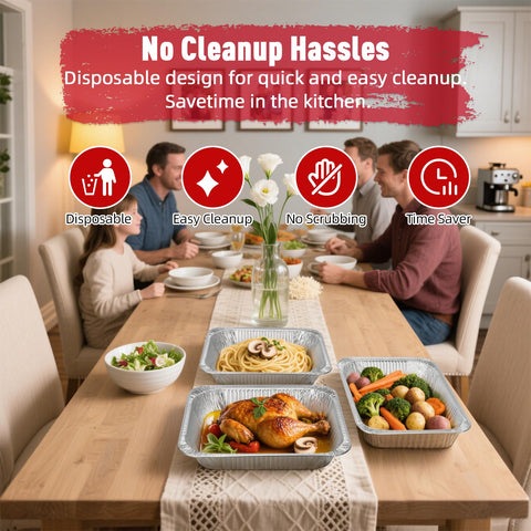 Fcotsm leak-proof pans prevent spills on ovens or grills.