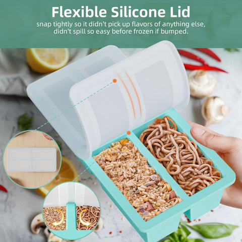FDDAI freezer tray easy-release design for quick unmolding.