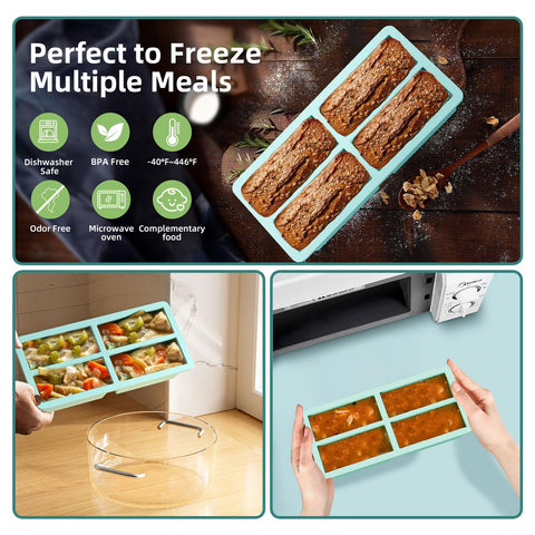 FDDAI freezer tray multi-function for soups, stews, and sauces.