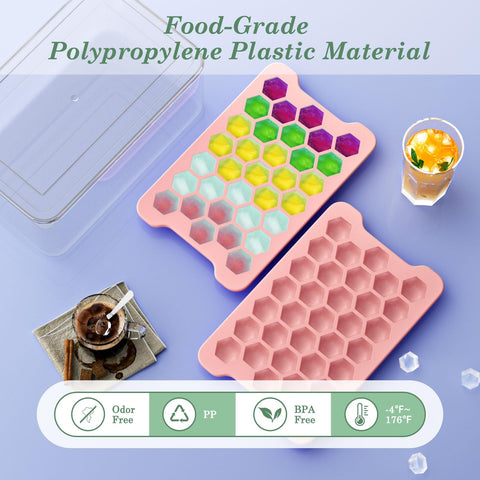 FDDAI stackable plastic ice tray saves freezer space.