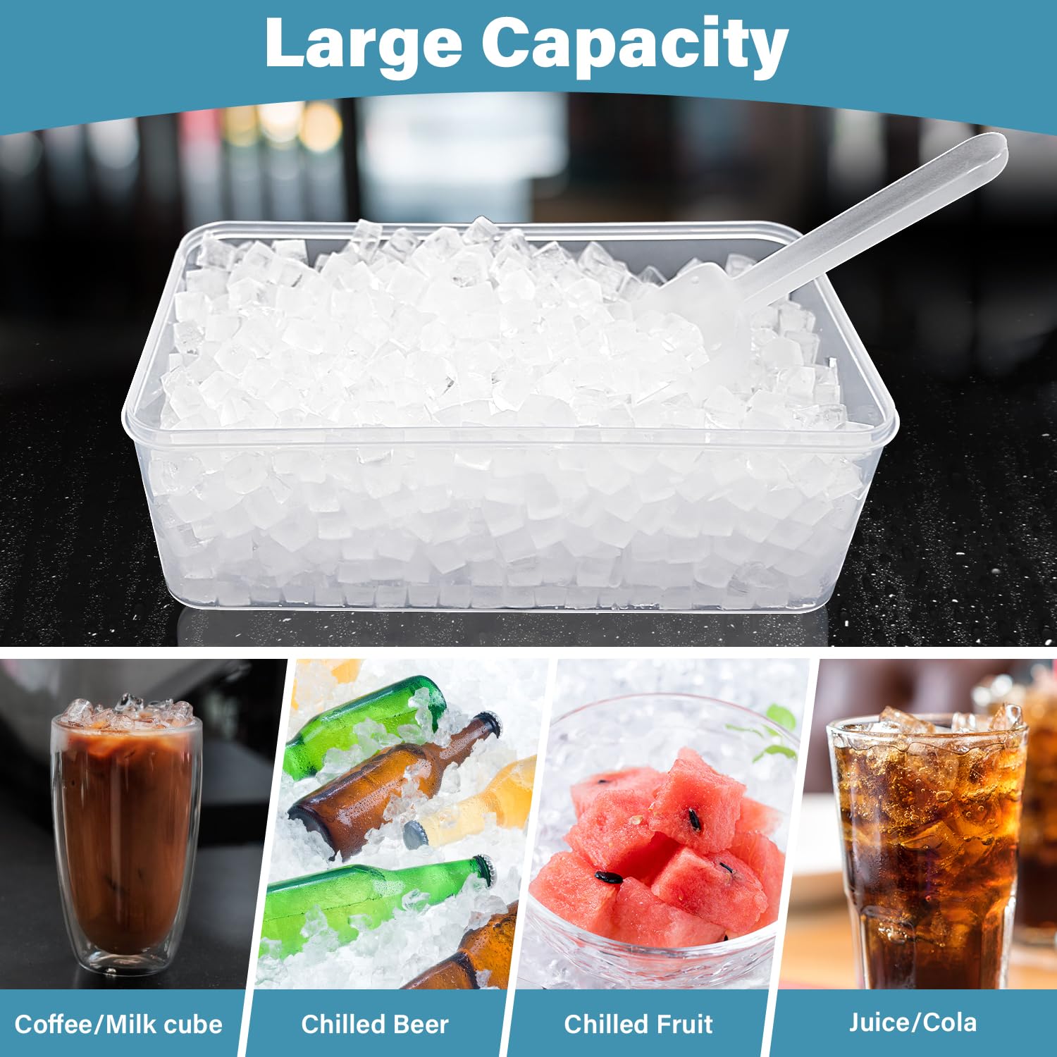 FDDBI durable dishwasher-safe ice tray for daily use