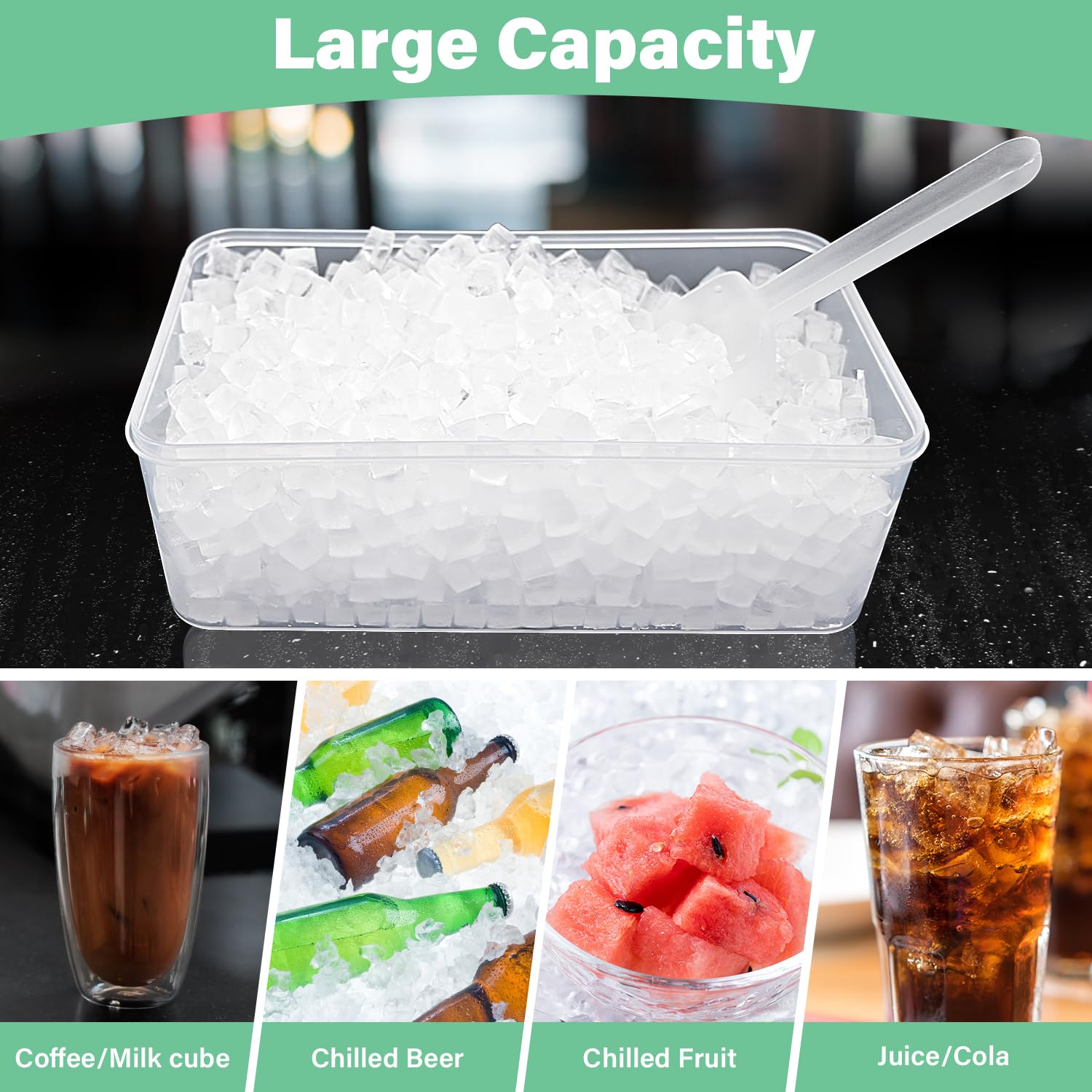 FDDBI ice tray for beverages offers versatile crushed or frozen drinks.