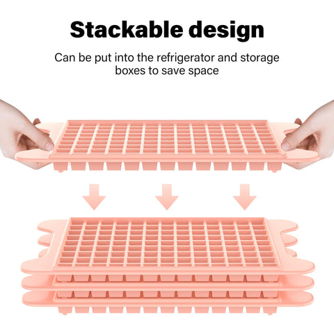 FDDBI nugget ice tray yields 0.4-inch cubes, perfect for small water bottles