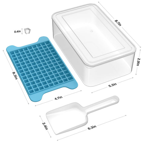FDDBI nugget ice tray produces 117 small cubes for refreshing beverages