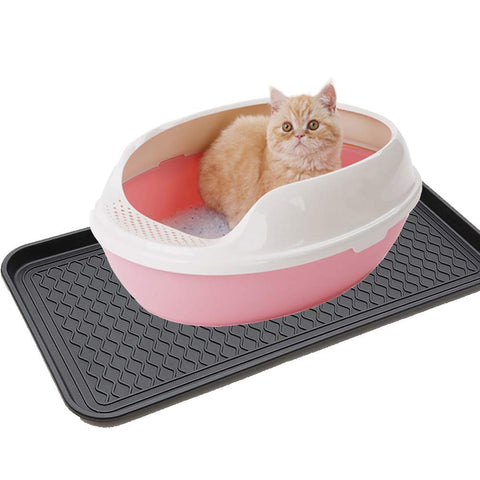 FDGARDEN tray mat with 1.2-inch raised ridges containing drips