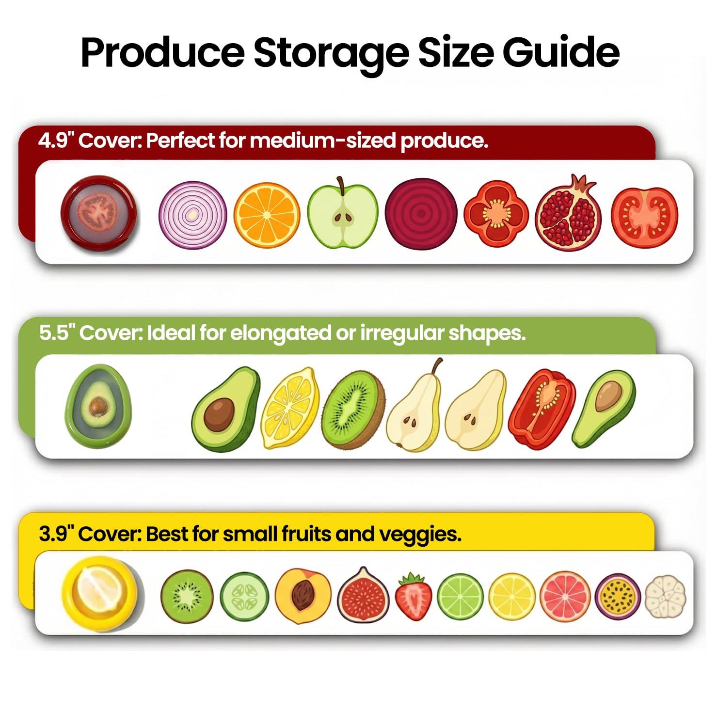 FDPOD-02 red silicone fridge container preserves citrus
