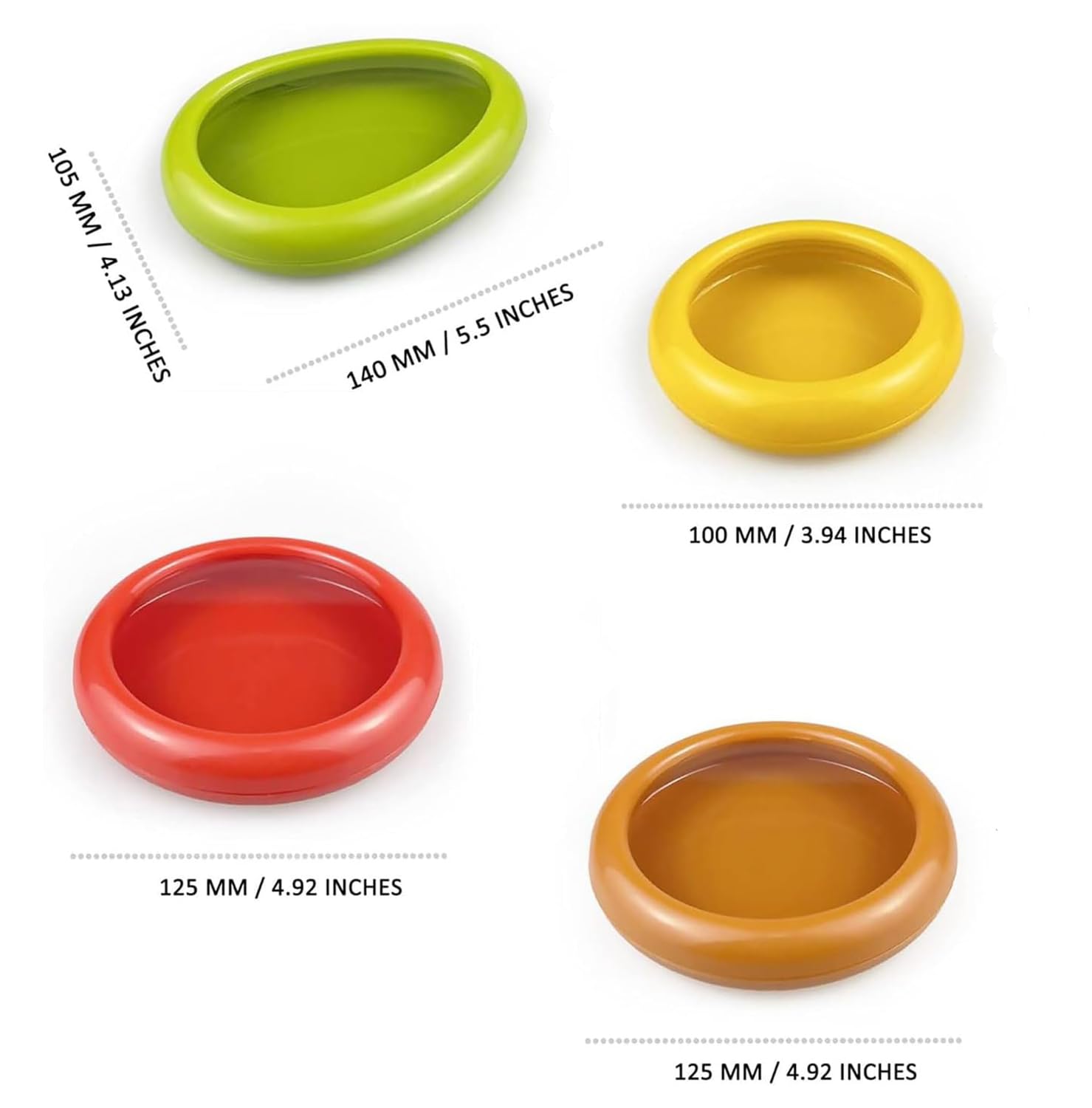 FDPOD-02 set of 4 containers for fridge organization