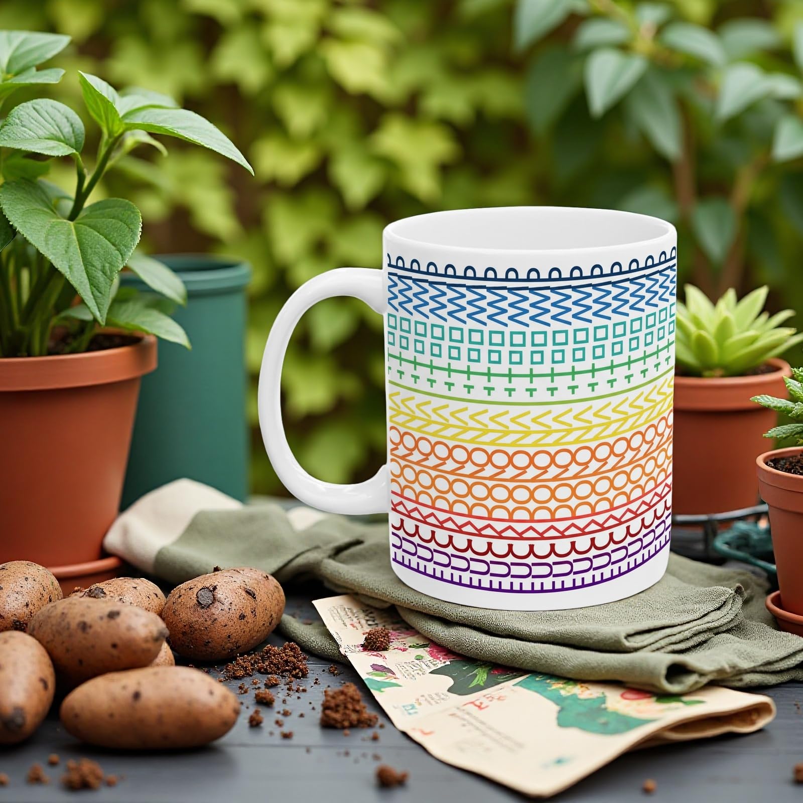FDT comfortable handle and smooth rim for easy daily sipping