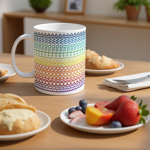 FDT premium ceramic mug is lead-free and durable for daily use