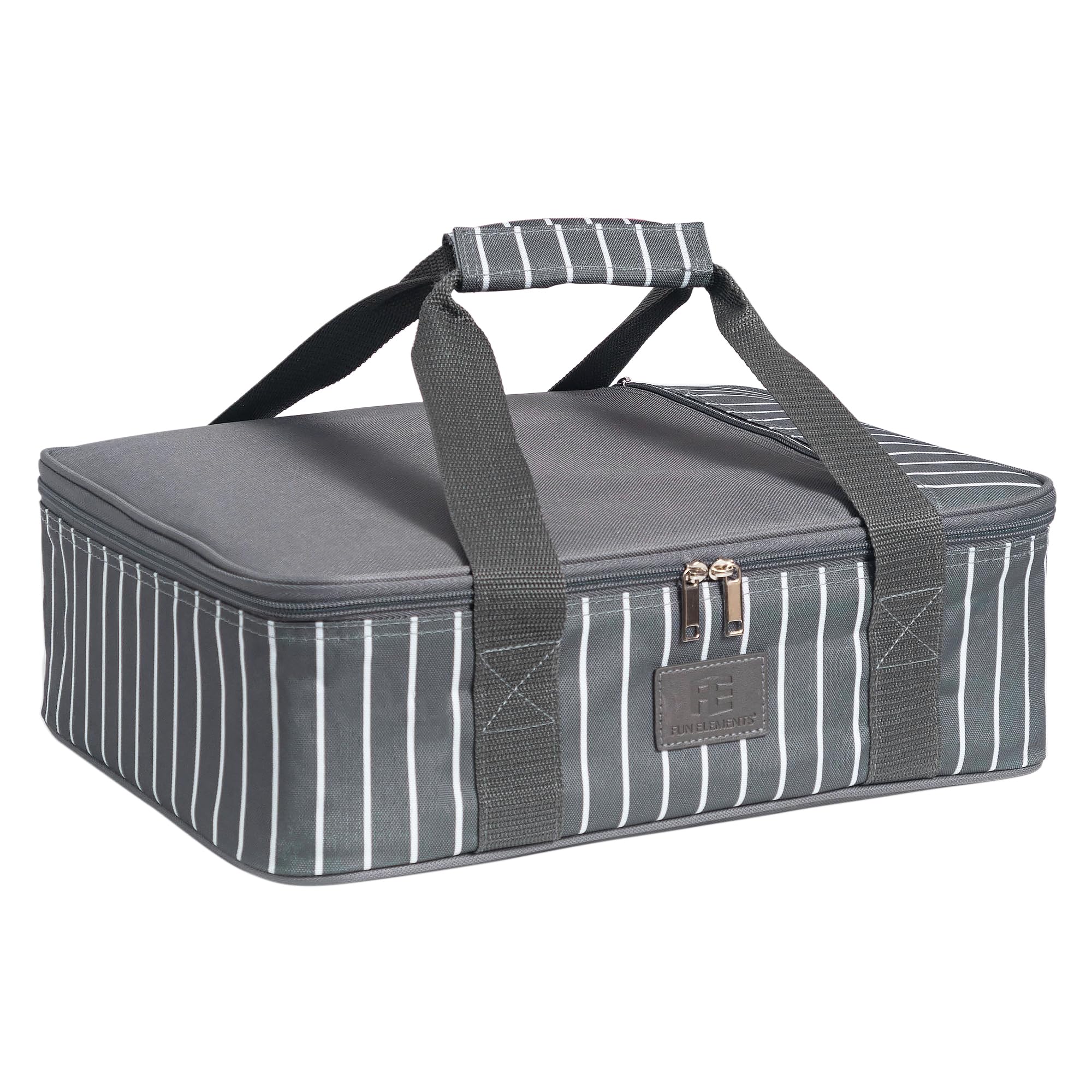 FE Fun Elements casserole carrier top pocket for easy packing and access