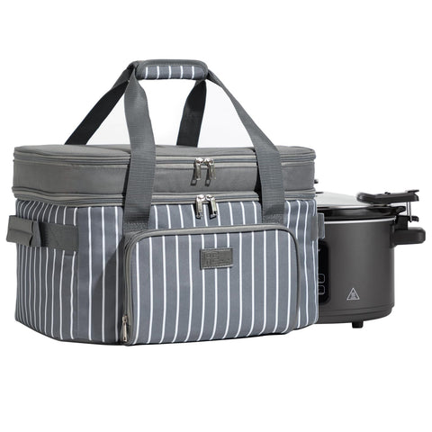 FE Fun Elements double layer bag top compartment stores recipes and utensils on the go