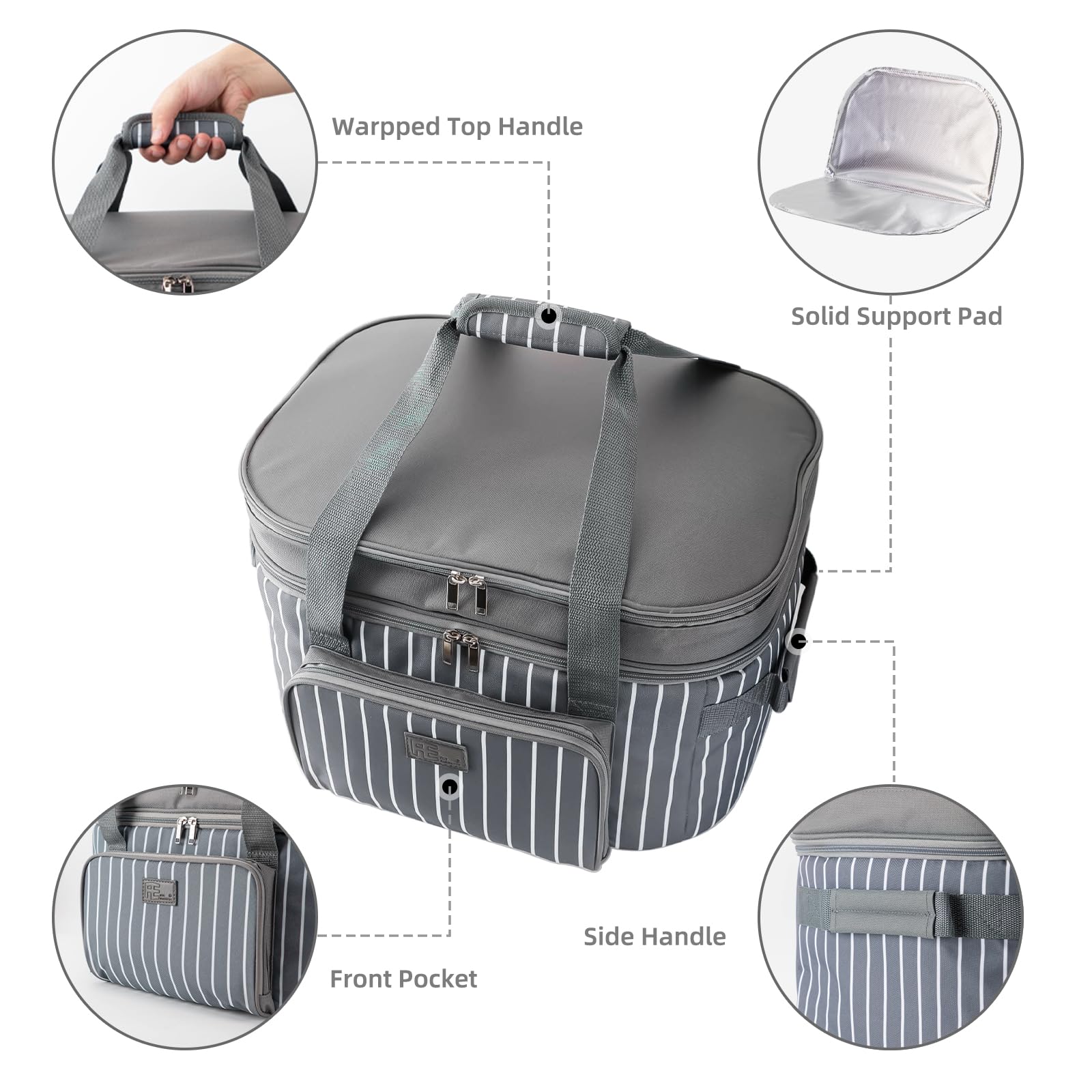 FE Fun Elements insulated liner keeps food hot or cold while traveling