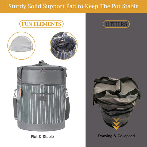 FE FUN ELEMENTS leakproof aluminum liner for quick cleaning