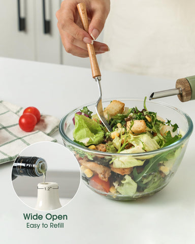 FE FUN ELEMENTS Ceramic dispenser is dishwasher safe and easy to clean after family meals