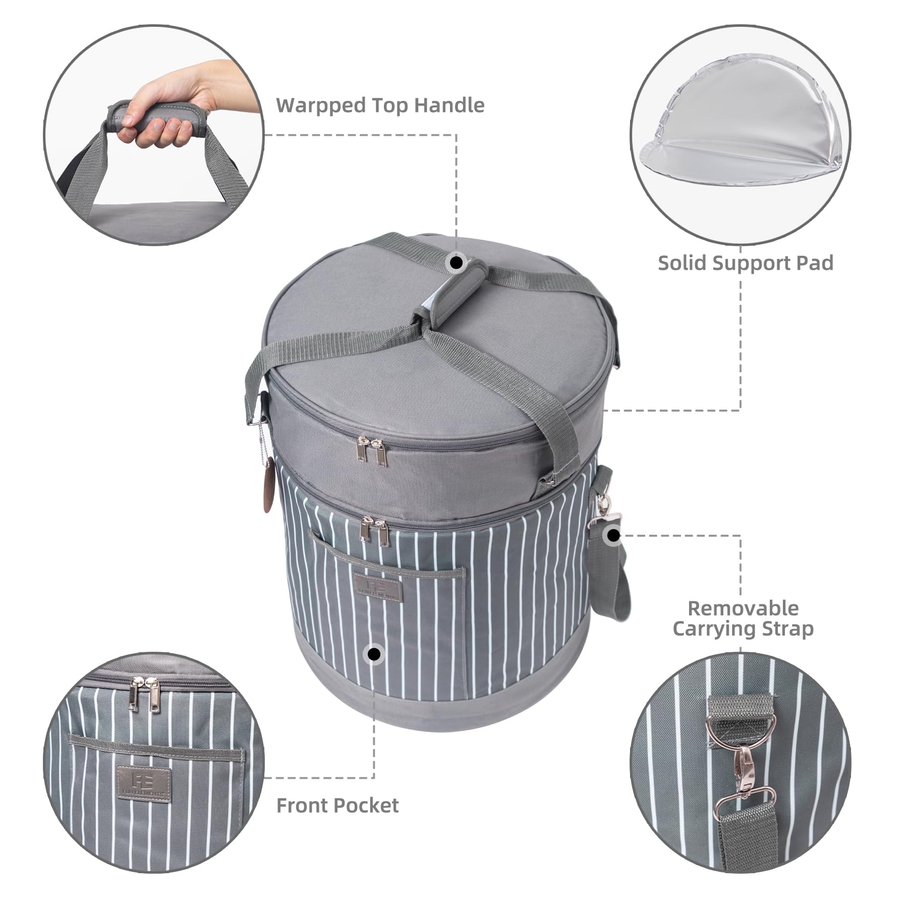 FE FUN ELEMENTS 8 Qt fit with Duo Evo Plus secure transport