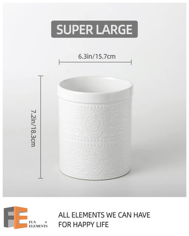 FE FUN ELEMENTS versatile utility holder can double as ice bucket or vase.