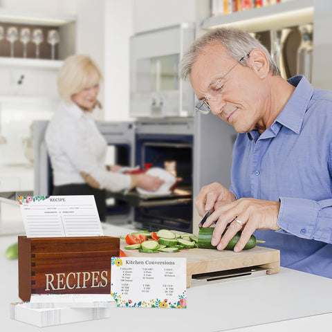 Feasteery acacia box magnetic closures keeping cards secure during daily use