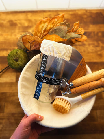 Feastmate silicone dough scraper for tidy dough handling
