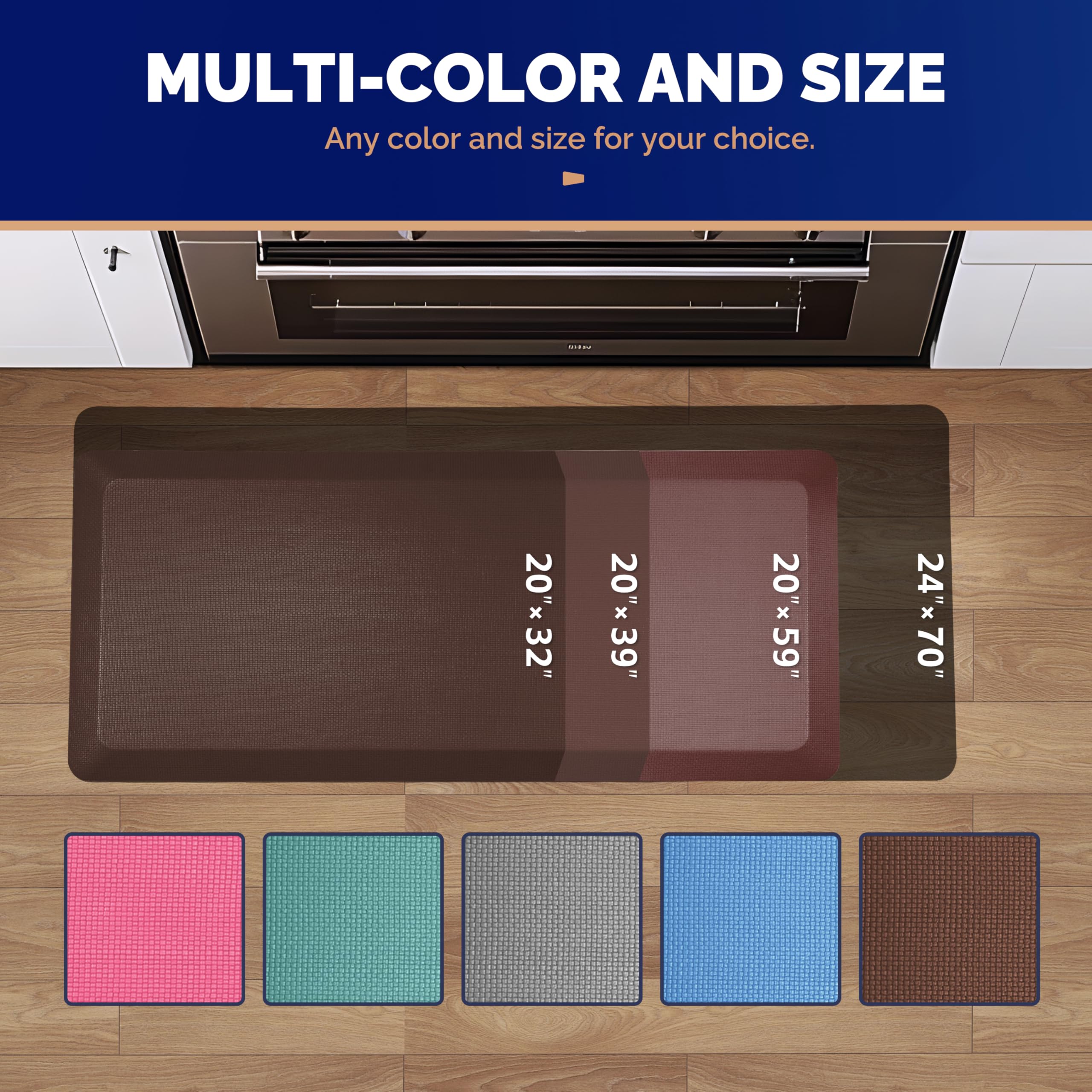 FEATOL mat near laundry area offering fatigue relief during standing tasks