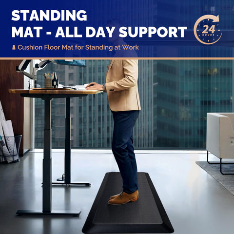 FEATOL ergonomic mat 9/10 inch thick delivers exceptional comfort and fatigue relief.