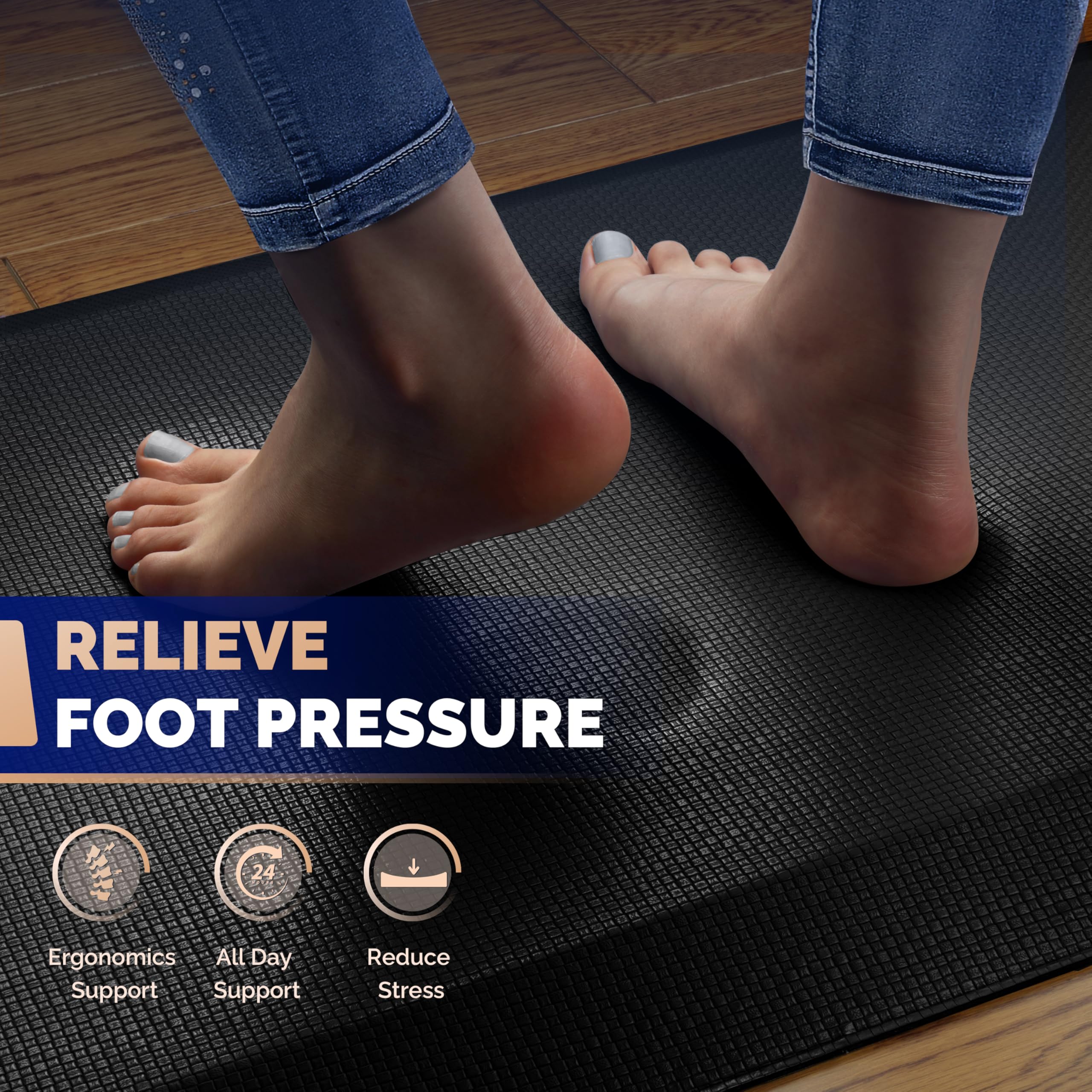 FEATOL PU leather top close-up demonstrates durable, stain-resistant surface