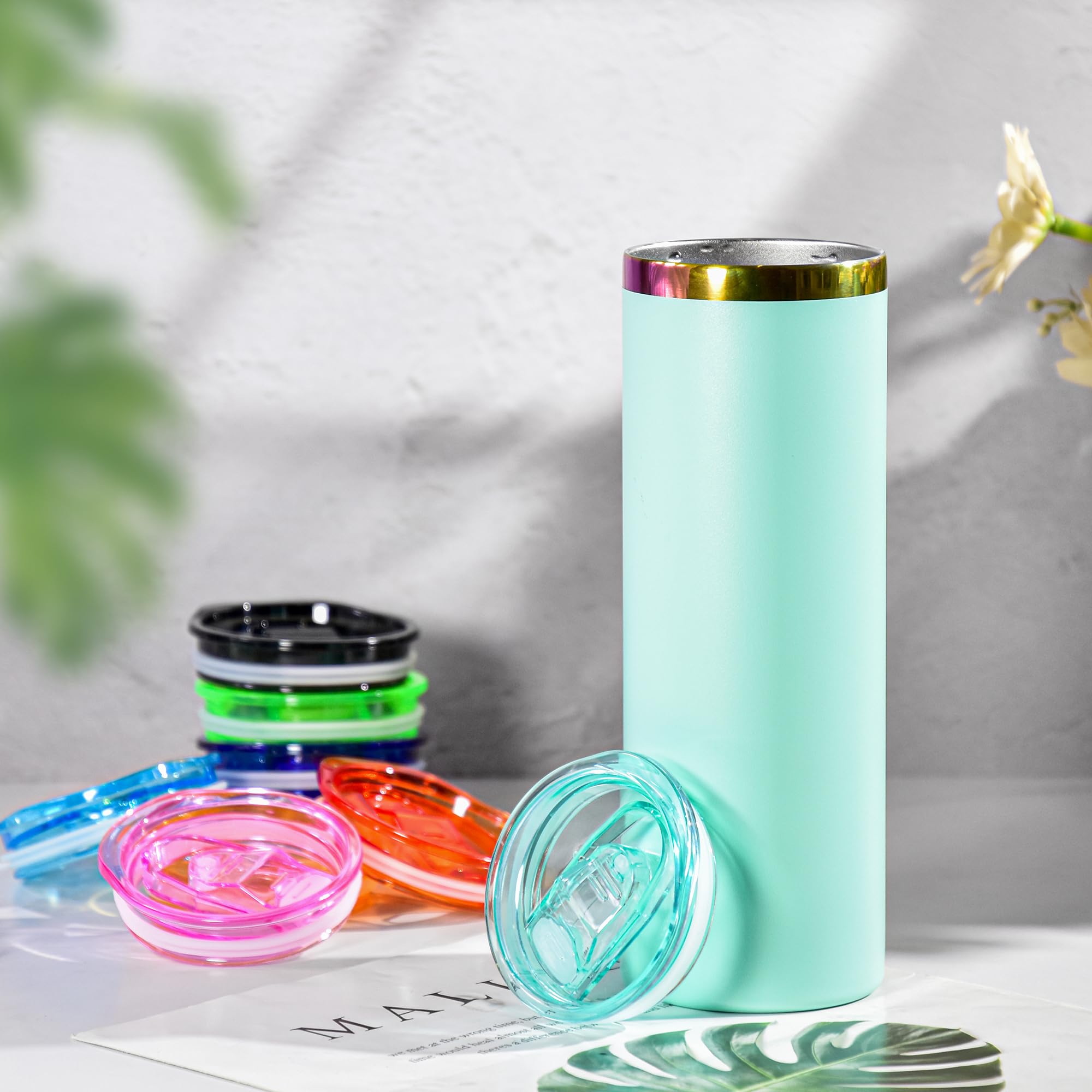 FECBK multi-colored set for personalizing your tumbler.