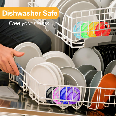 FECBK lid features removable silicone rings for thorough cleaning.
