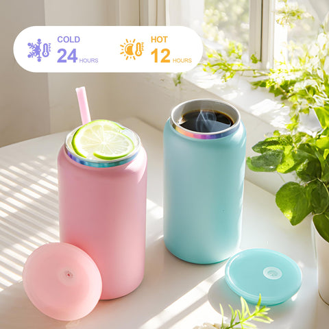 FECBK reusable straws paired with tumblers for eco-friendly sipping