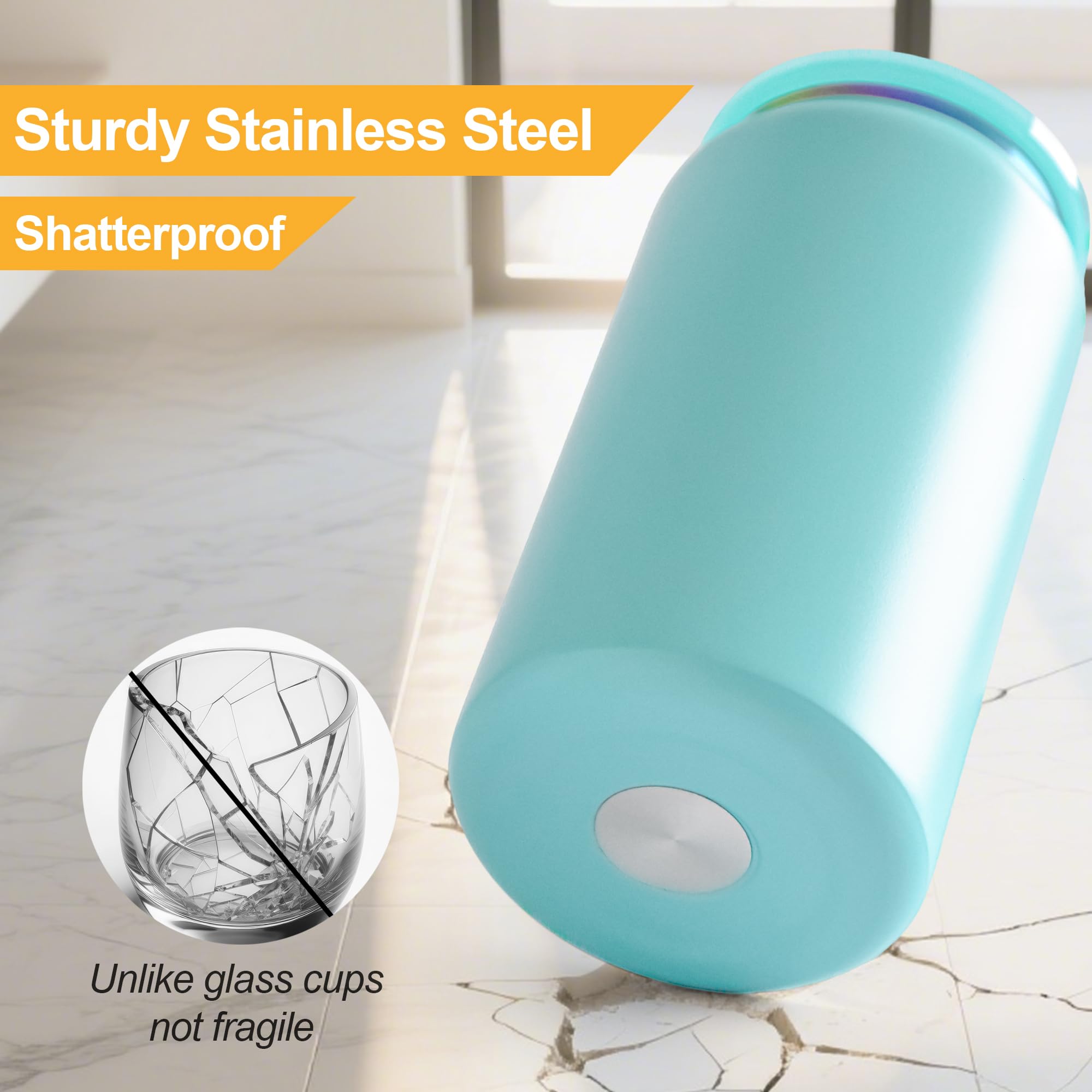 FECBK tumbler lids with acrylic tops offering splash protection