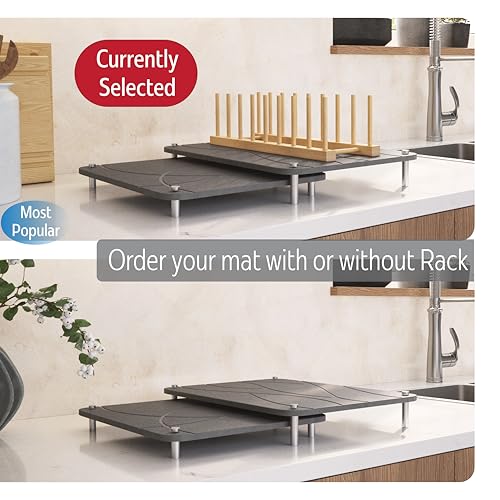 FEDBB two-piece kit in dark gray complements modern kitchens and drying needs