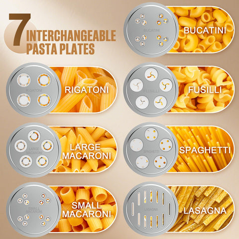 Fedowal attachment for KitchenAid mixers provides versatile pasta shaping options.