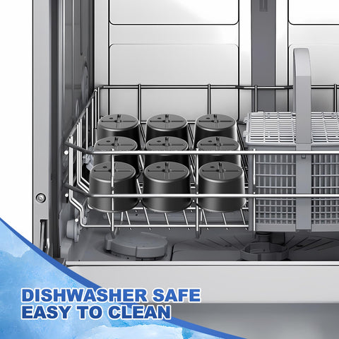 Fedowal freezer-friendly molds freeze water, juice, or milk for desserts.