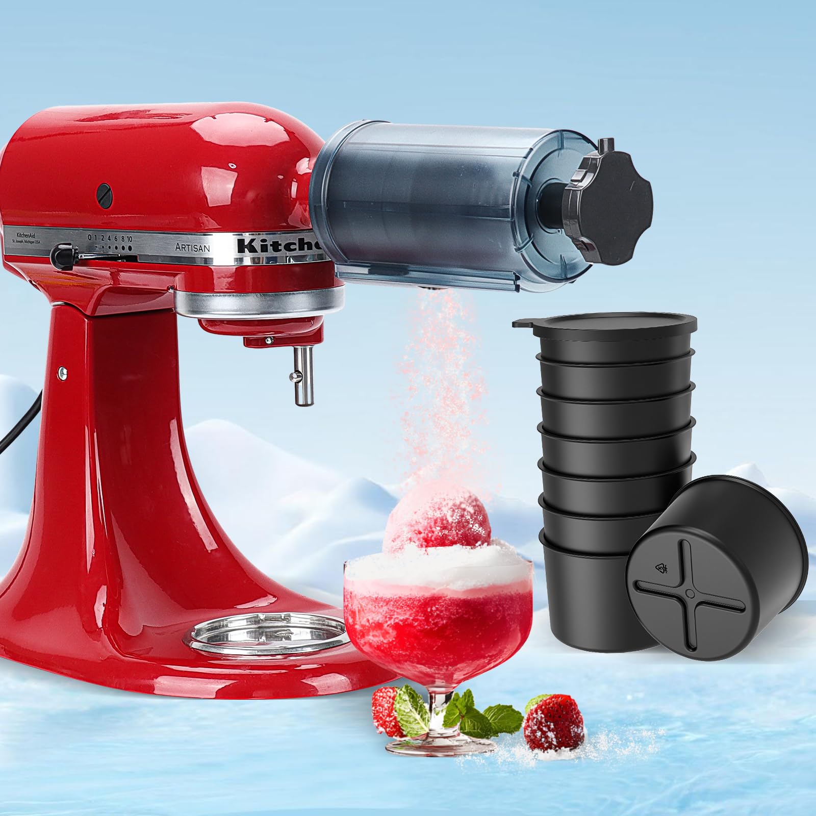 Fedowal 8-count set supports endless syrup and topping customization.